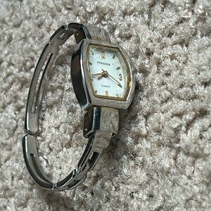 Persona women’s vintage dainty two‎ tone bracelet watch one size extends